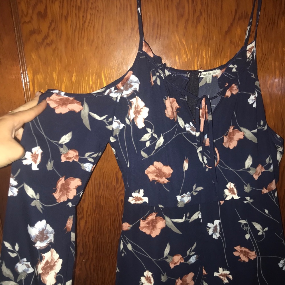 Floral Print Romper